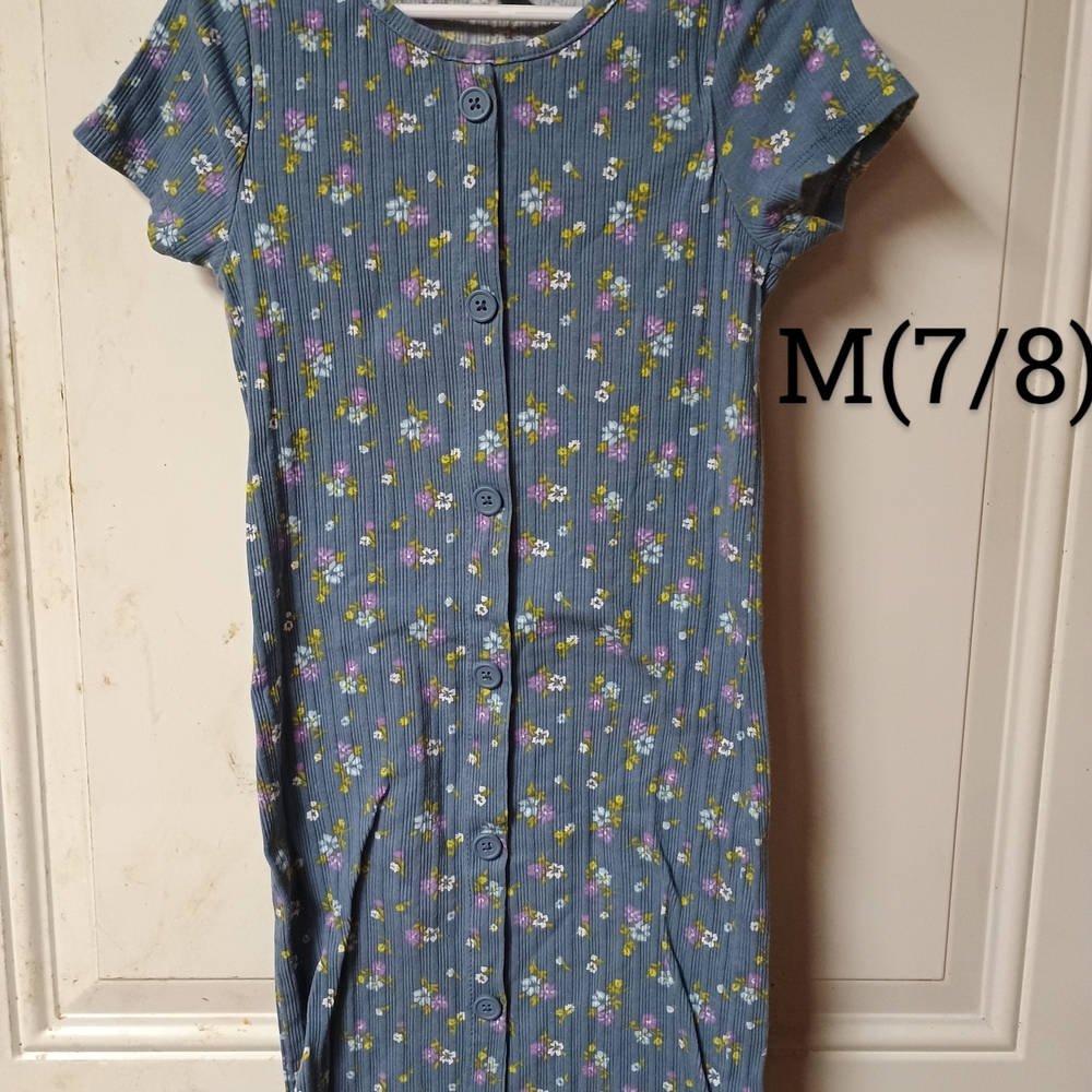 Floral Button-Down Dress